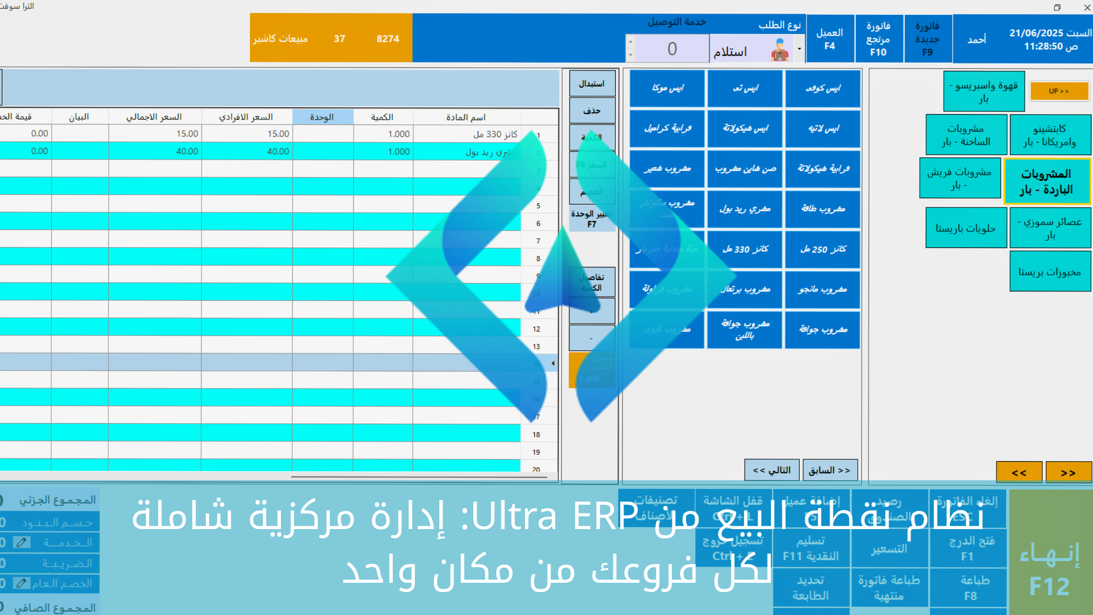 نظام نقطة البيع من Codex ERP: إدارة مركزية شاملة لكل فروعك من مكان واحد